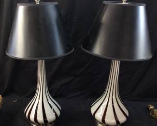 PAIR OF MISS K TABLE LAMPS DESIGN BY PHILLIPPE STARCK NO SHIPPING PICKUP ONLY