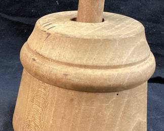 VINTAGE WOODEN BUTTER MOLD PINEAPPLE PRESS