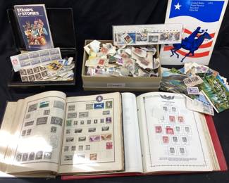 ASSORTED MOSTLY USED STAMP COLLECTION, EARLY 1900s- 2000s, U.S. AND FOREIGN