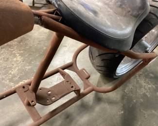 CAROLINA CUSTOM RIGID ROLLING CHASSIS w REAR AVON 18in TIRE 250/40R18 & FRONT AVON 21in TIRE 90/90H21