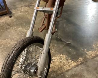 CAROLINA CUSTOM RIGID ROLLING CHASSIS w REAR AVON 18in TIRE 250/40R18 & FRONT AVON 21in TIRE 90/90H21