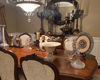 Lots of home accessories in traditional style. Purchased from home, accessory stores.