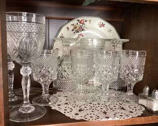 Wexford Wine Goblet with Diamond PatternJPG