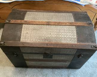 Antique Scottish Trunk closed