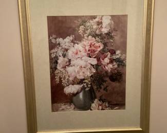 floral still life framed print