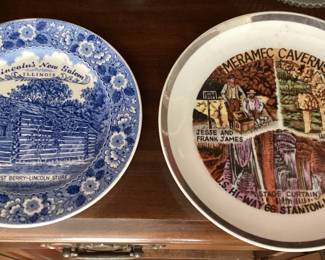 Lincoln s New Salem Commemorative PlateMeramec Caverns