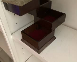 Bombay company wooden jewelry box