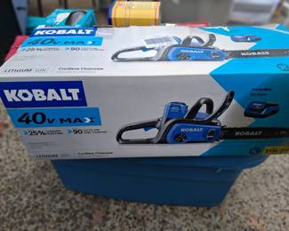 Kobalt chainsaw
