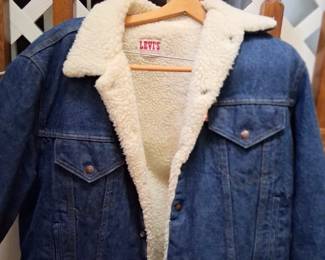 Vintage red label Levi’s Jean coat