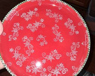 Temptation Christmas dinner ware