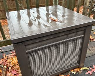 Outdoor storage table
