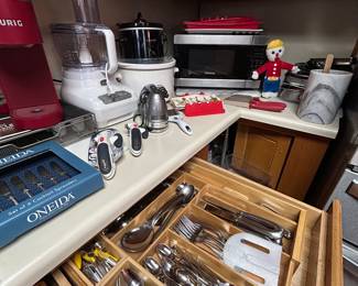 Flatware and counter appliances 