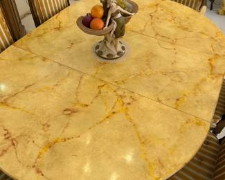 Dining Table Gold top
