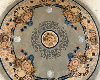 Silk Round Rug