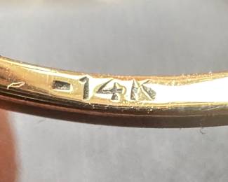 14K Gold with Diamond Ring