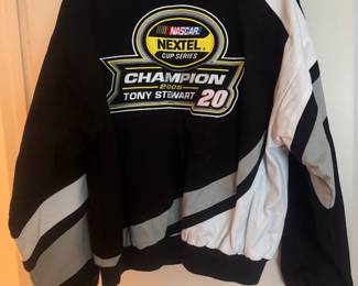 2005 Chase Authentics Tony Stewart NASCAR Nextel Cup Series Champion Racing Jacket with Home Depot Sponsorship Patch Size M