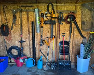 Large Collection of Yard Tools