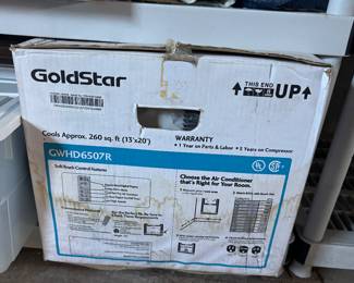 Goldstar GWHD6507R Window Unit Air Conditioner / 260 Sq Ft Room (Used / Working Condition)