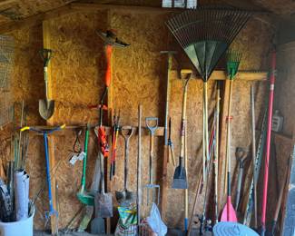 Large Collection of Yard Tools