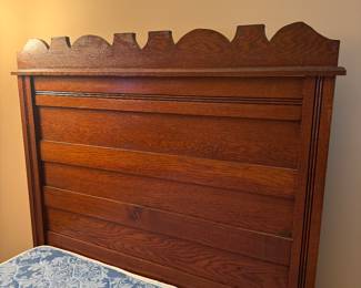 Eastlake High Back Twin Bed with Mattress & Box Spring