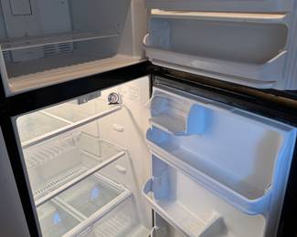 Frigidaire 18.3 cu. ft. Top Freezer Refrigerator in Black, ENERGY STAR - Model - FF-TR18210B1 (Inside)