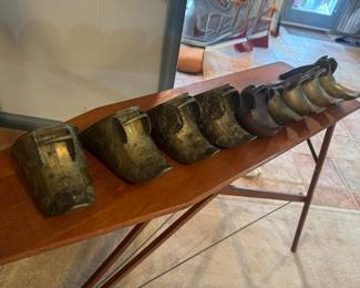 Antique Brass Spanish Colonial Slipper Stirrups 