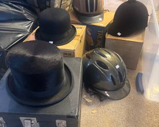 Pro Riding Helmets by Troxel and Delmar
Vintage Velmet Derby Caps
