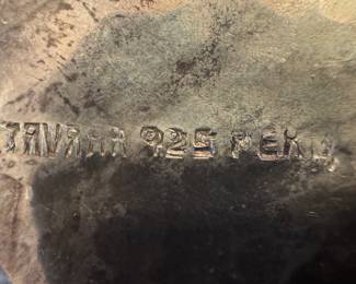 Sterling Silver Peruvian Ashtray (62 gms)