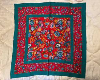 Yves Saint Laurent Silk Scarf