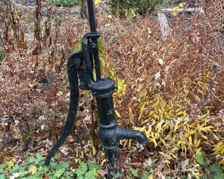 Cast iron antique water hand pump. $200 