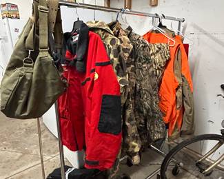 Outdoor clothing and boots