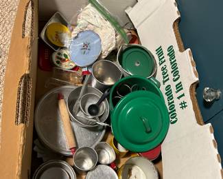 Kids vintage kitchen misc