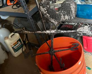 Rooster weather vane