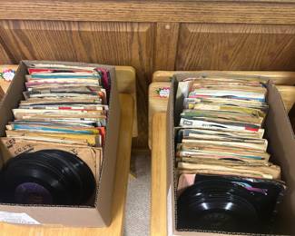 Boxes of 45’s