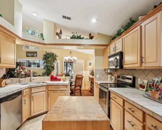 Full view of kitchen