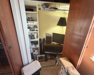 Electronics - TV, new in box Dell monitor, shredder, sound bars, keyboards, landline phones