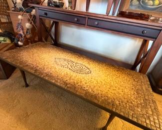 Mosaic tile coffee table by Genaro Alvarez. circa 1960s