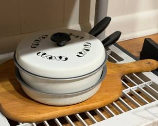Vintage enamel cookware 