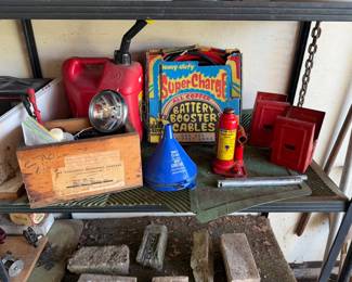 Auto Supplies; Vintage Super Charge Battery Cables still in original packaging