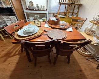 Dansk cutting boards and salad bowl, Cutco Kitchen Shears, 