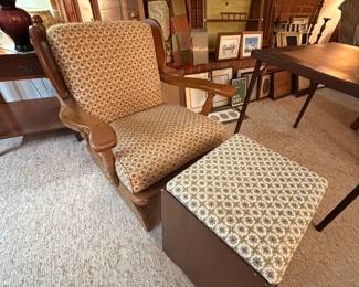 Rocking chair and stool