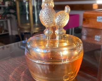 Poodle Powder Jar