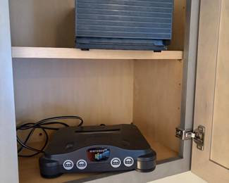 Nintendo 64 Console, Nintendo gaming case with some games