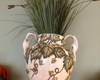 Italian pottery vase