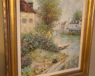 Oil painting by Theo Raucher  