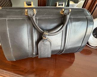 Aston Martin leather duffle - jewelry case