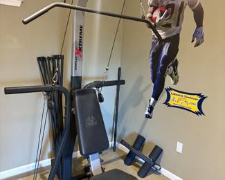 Another view of the Bow Flex system