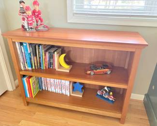 Bookcase, books and decor