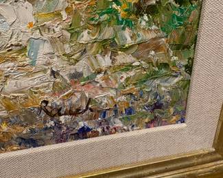 Signature on oil painting 