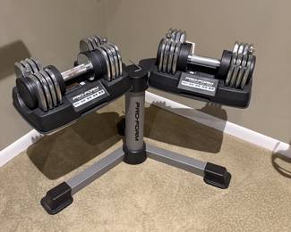 Pro-Form ProQuick 100 weights and rack